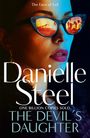 Text: "The Face of Evil", "Danielle Steel", "One Billion Copies Sold", "The Devil's Daughter". Eine Frau mit Sonnenbrille.