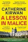 Catherine Kirwan: A Lesson in Malice, Buch