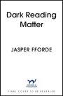 Jasper Fforde: Dark Reading Matter, Buch