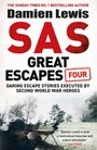 Text: Damien Lewis - SAS Great Escapes, Four - Kriegsfoto: Soldaten mit Gewehr in Landschaft. Rezension von Lee Child.