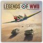 Carousel Calendars: Legends of WWII Square Wall Calendar 2025, Buch