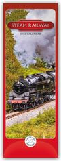 Carousel Calendar: Steam Railway - Dampfeisenbahnen 2026 - Slimline-Kalender, KAL