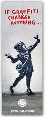 Carousel Calendar: Banksy - If Graffiti Changed Anything 2026 - Slimline-Kalender, KAL