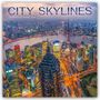 Carousel Calendar: City Skylines - Stadtsilhouetten 2026 - Wand-Kalender, KAL