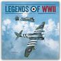Carousel Calendar: Legends of World War II - Legendäre Flugzeuge des Zweiten Weltkrieges 2027 - Wand-Kalender, KAL
