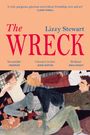 „The Wreck“ von Lizzy Stewart. Zitate: „Irresistible“, „I loved it to bits“, „Brilliant“. Illustration: Vier Personen liegen auf Decken.