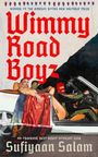 Text: "Wimmy Road Boyz", "Sufiyaan Salam", Gewinner eines Schreibpreises. Illustration: Personen in einem Cabrio mit Masken.