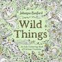 „Johanna Basford, Wild Things, An Inky Colouring Book of Curious Creatures.“ Detailreiche Zeichnung von Fantasietieren.