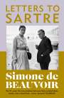 "LETTERS TO SARTRE Simone de BEAUVOIR. 'For 51 years, the conversations...never ruptured' GUARDIAN. Schwarz-weißes Strandfoto."