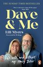 „THE SUNDAY TIMES BESTSELLER“. „Dave & Me“. Lili Myers. Zwei lächelnde Personen umarmen sich. Unten ein Pinguin-Logo.