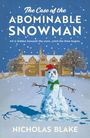 Cover eines Buches: "The Case of the Abominable Snowman". Eine Schneemann-Illustration vor einer Villa.