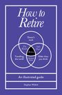 "How to Retire" oben, Venn-Diagramm mit "Doesn't work", "Older than you think". Lila Hintergrund, Titel darunter.