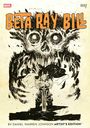 „BETA RAY BILL“ in orange Schrift. Illustration eines Kriegers vor einem bedrohlichen, geisterhaften Gesicht.