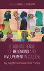 : Students' Sense of Belonging and Involvement in College, Buch