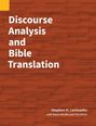 Stephen H Levinsohn: Discourse Analysis and Bible Translation, Buch