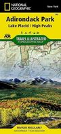 National Geographic Maps - Trails Illustrated: Lake Placid, High Peaks: Adirondack Park Map, KRT