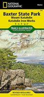 National Geographic Maps: Baxter State Park Map [Mount Katahdin, Katahdin Iron Works], KRT
