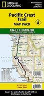 National Geographic Maps: Pacific Crest Trail [Map Pack Bundle], KRT