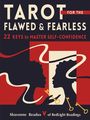 "Tarot for the Flawed & Fearless: 22 Keys to Master Self-Confidence." Zwei Profile, zwei goldene Schlüssel.