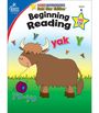 "Beginning Reading", "yak", "yo-yo". Ein Yak neben einem Jo-Jo auf grünem Gras; bunte Buchstaben schweben.