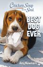 "Chicken Soup for the Soul: Best Dog Ever, Amy Newmark". Ein Beagle-Welpe hält zerrissenes Papier im Maul.