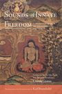 "Sounds of Innate Freedom" steht über einer Illustration eines meditierenden Mannes, umgeben von Naturmotiven.