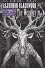 "ALGERNON BLACKWOOD, The Wendigo Volume 3, Edited by S.T. Joshi." Illustration eines Wesens mit Geweih und Skelettkopf.
