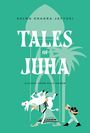„Tales of Juha: Classic Arab Folk Humor“ von Salma Khadra Jayyusi. Illustration: Mann trägt ein Schaf, neben ihm ein Kind.