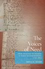 „The Voices of Need: From Petition to Patient in Early Massachusetts, 1730–1820“ von Angela M. Keysor. Handgeschriebene Notizen.