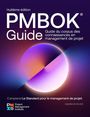 Huitième édition, PMBOK Guide. Le Standard pour le management de projet. Bunter, abstrakter Kreis auf dunkelblauem Hintergrund.