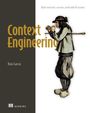 Text: "Context Engineering", "Build consistent, accurate, predictable AI systems", "Boni García". Illustration eines Mannes.