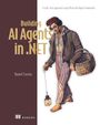 „Building AI Agents in .NET“ von Daniel Costea. Illustration eines Mannes mit Korb und Lampe.