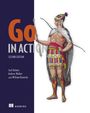 "Go in Action, Second Edition. Joel Holmes, Andrew Walker with William Kennedy." Illustration eines Kriegers mit Pfeil und Bogen.