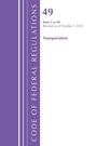 Office Of The Federal Register: Code of Federal Regulations, Title 49 Transportation 1-99, Revised as of October 1, 2025, Buch
