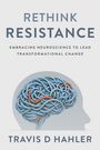 „RETHINK RESISTANCE“ und „TRAVIS D HAHLER“. Eine Illustration eines Gehirns aus verknoteten Kabeln.