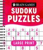 Publications International Ltd: Brain Games - Large Print Sudoku Puzzles (Swoosh), Buch