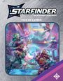 Text: "Starfinder Second Edition" und "Tech Core". 

Illustration: Futuristische Szene mit Robotern, Aliens und Technologie.
