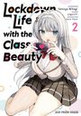 „Lockdown Life with the Class Beauty“, Sennya Mihagi. Illustration eines Mädchens mit grauem Haar in Schuluniform, hält ein Handy.