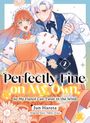 "Perfectly Fine on My Own" steht groß auf einer Manga-Cover-Illustration mit einem lachenden Mädchen und einem jungen Mann.