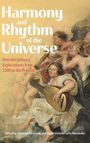 „Harmony and Rhythm of the Universe“, Engel musizieren, mit Instrumenten wie Laute und Posaune in einer malerischen Szene.
