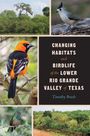 Text: "Changing Habitats and Birdlife of the Lower Rio Grande Valley of Texas" von Timothy Brush. Bilder von Vögeln und Landschaft.