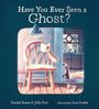 "Have You Ever Seen a Ghost?" Illustration: Ein Holzstuhl, ein Hut schwebt, ein Brief liegt auf dem Boden, ein Wesen blickt um die Ecke.