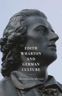 „EDITH WHARTON AND GERMAN CULTURE“ von Maria Novella Mercuri. Darunter ein dramatischer Kopf einer Statue in Seitenansicht.