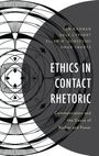 "ETHICS IN CONTACT RHETORIC" von Jon Radwan u.a. Schwarze und weiße abstrakte geometrische Muster.