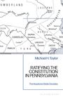 Michael H Taylor: Ratifying the Constitution in Pennsylvania, Buch