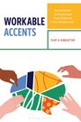 Texte: "WORKABLE ACCENTS", "Vijay A. Ramjattan". Drei Hände fügen bunte, geometrische Formen zusammen.
