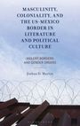 Text: "Masculinity, Coloniality, and the US-Mexico Border in Literature and Political Culture" von Joshua D. Martin. Stacheldraht oben.