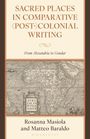 "SACRED PLACES IN COMPARATIVE (POST-)COLONIAL WRITING" steht oben, darunter eine historische Afrika-Karte und Autoren.