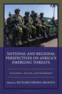 „National and Regional Perspectives on Africa’s Emerging Threats“, ein Buchcover mit Soldaten auf einem Fahrzeug.