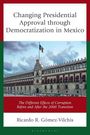 Titel: "Changing Presidential Approval through Democratization in Mexico"; Bild eines großen, historischen Gebäudes mit mexikanischer Flagge.